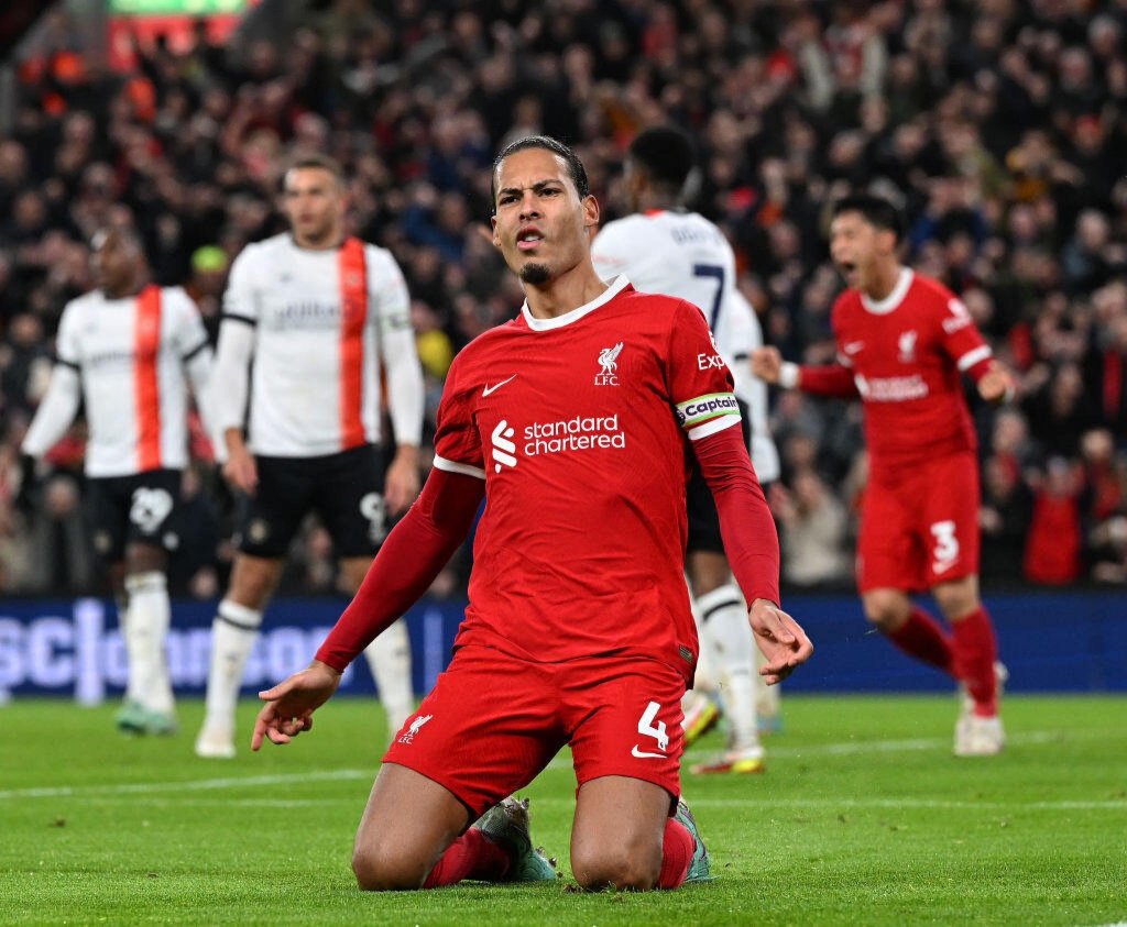 Premier League pacesetters Liverpool mounted a second-half resurgence to maintain their four-point lead at the summit with a commanding 4-1 triumph over Luton.