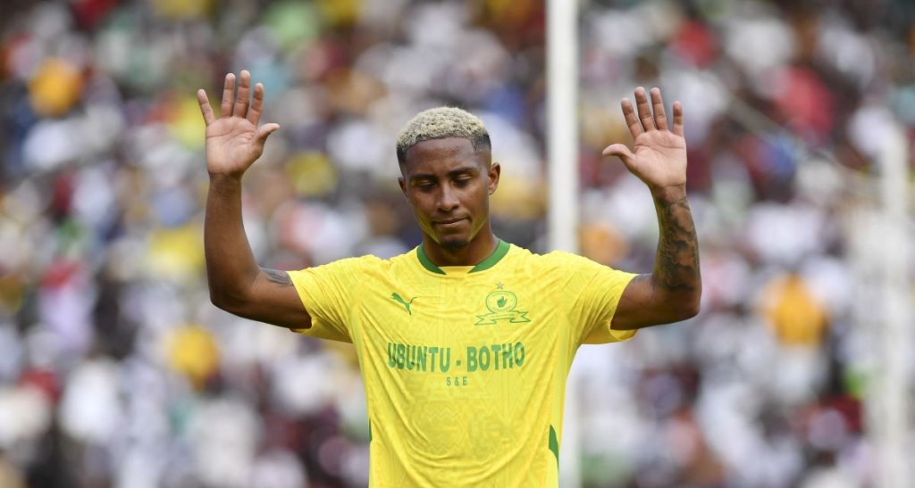 Lucas Ribeiro Costa of Mamelodi Sundowns during the Betway Premiership 2024/25 match between Mamelodi Sundowns and Orlando Pirates at Loftus Stadium, in Pretoria on 8 February 2025 ©Phakamisa Lensman/BackpagePix