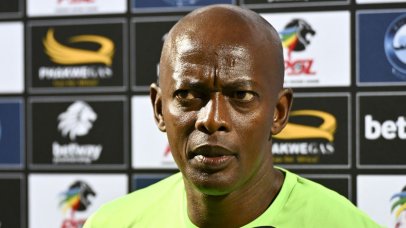 Papi Zothwane, coach of Richards Bay during the Betway Premiership 2024/25 match between Richards Bay and Kaizer Chiefs at the King Zwelithini Stadium, Umlazi on the 16 March 2025 ©Muzi Ntombela/BackpagePix