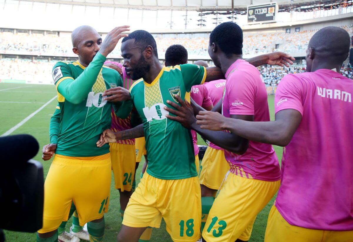 Knox Mutizwa of Golden Arrows in the Betway Premiership.