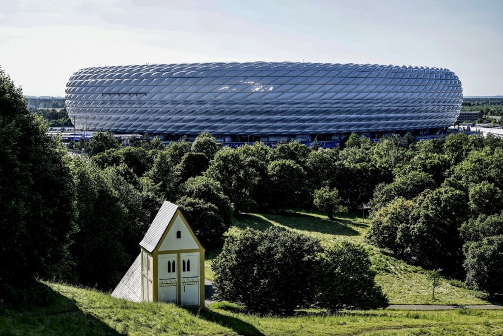 Allianz Arena the home of German champions Bayern Munich.