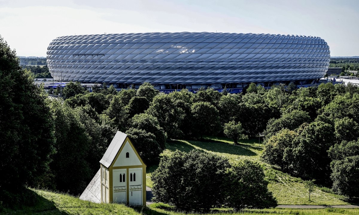 Allianz Arena the home of German champions Bayern Munich.