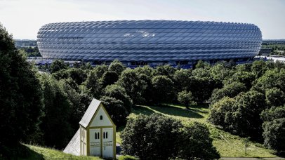Allianz Arena the home of German champions Bayern Munich.