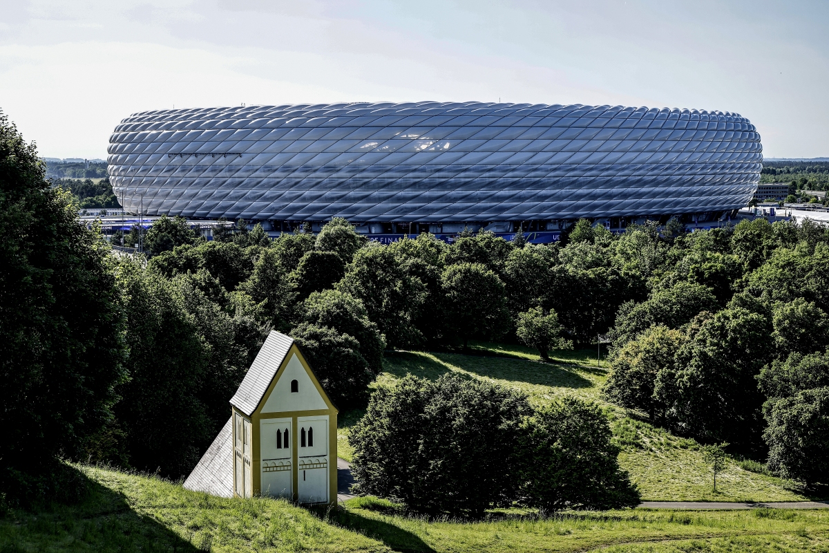 Allianz Arena the home of German champions Bayern Munich.