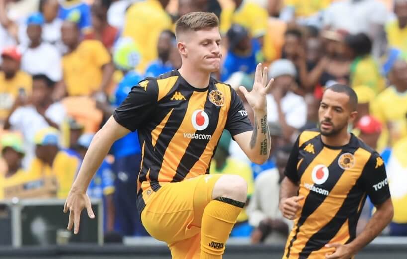 Bradley Cross of Kaizer Chiefs warming up during the Betway Premiership 2024/25 match between Kaizer Chiefs and Mamelodi Sundowns at Soccer City in Johannesburg on 28 September 2024 ©Samuel Shivambu/BackpagePix