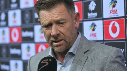 Eric Tinkler, Head coach of Sekhukhune United before the Betway Premiership 2024/25 match between Orlando Pirates and Sekhukhune United at Orlando Stadium in Soweto on 30 April 2025 ©Alche Greeff/BackpagePix