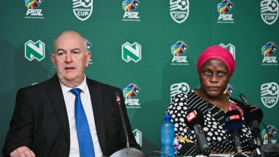 Mato Madlala, Interim CEO of PSL during the 2025 Nedbank Cup Final Press conference at Nedbank Head Office in Umhlanga on 07 May 2025 © Alche Greeff/BackpagePix