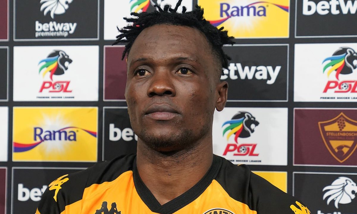 Man of the Match Glody Lilepo of Kaizer Chiefs after the Betway Premiership 2024/25 game between Stellenbosch FC and Kaizer Chiefs at Athlone Stadium on 7 February 2025 Nic Bothma/BackpagePix