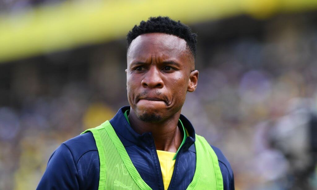Themba Zwane of Mamelodi Sundowns during the CAF Champions League 2024/25 match between Mamelodi Sundowns and Al Ahly at the Loftus Versfeld Stadium, Pretoria on the 19 April 2025 ©Phakamisa Lensman/BackpagePix