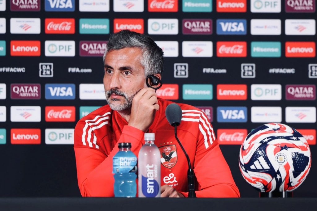 Jose Riveiro, head coach of Al Ahly during the 2025 FIFA Club World Cup game between Palmeiras and Al Ahly at MetLife Stadium in New Jersey, USA on 19 June 2025 © Lynne Gleeson/BackpagePix