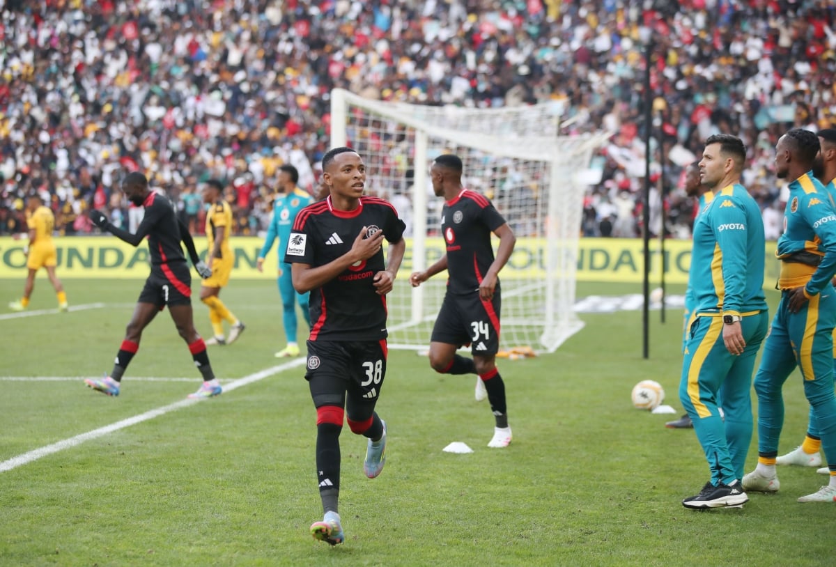 Orlando Pirates star Relebohile Mofokeng.