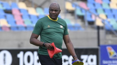 South Africa coach Molefi Ntseki.