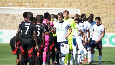 Orlando Pirates and Bolton ahead of their pre-season match in Marbella, Spain.