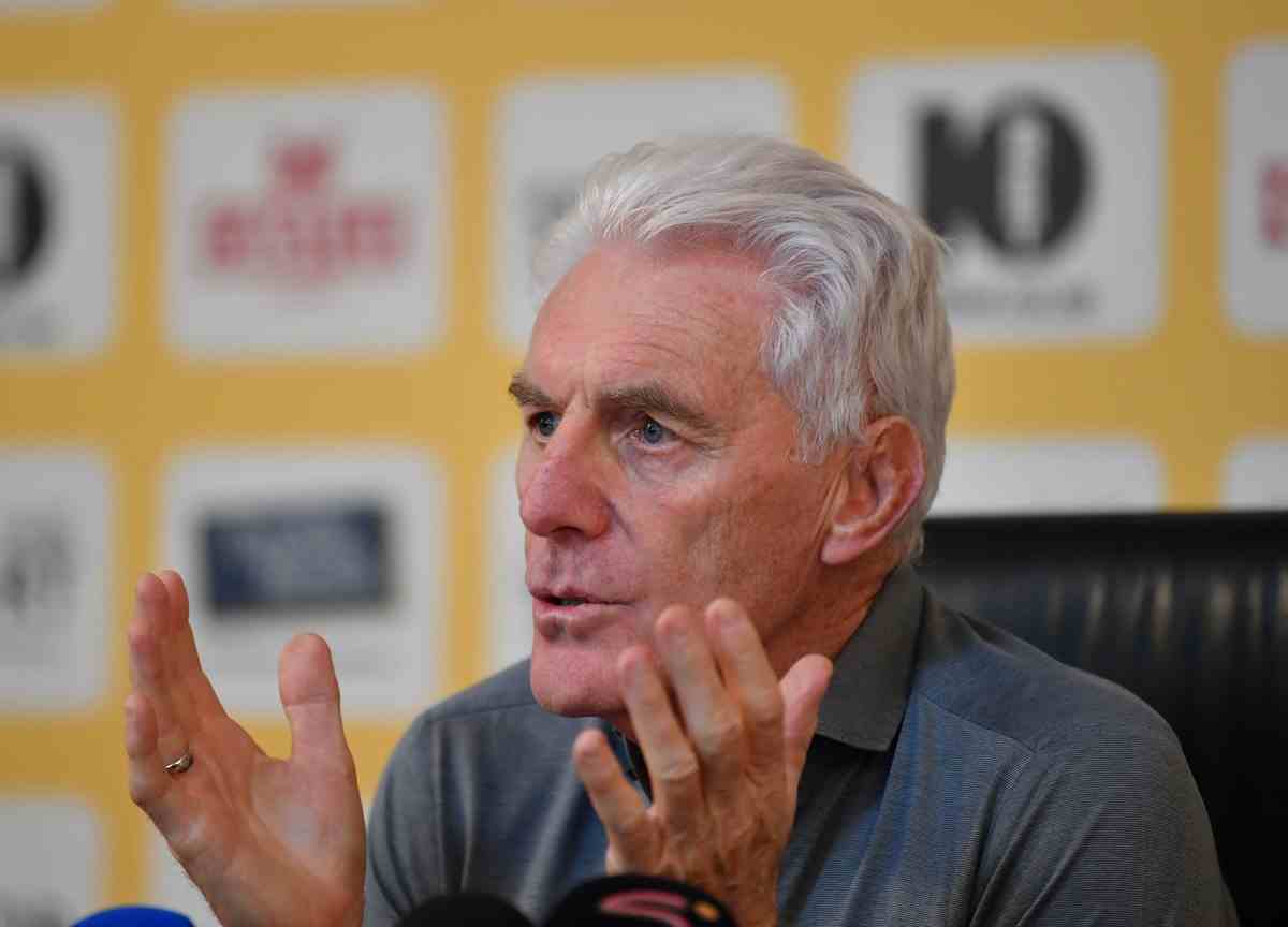 "In two years, no one will be talking about them." — Hugo Broos warns of losing talent in South African football