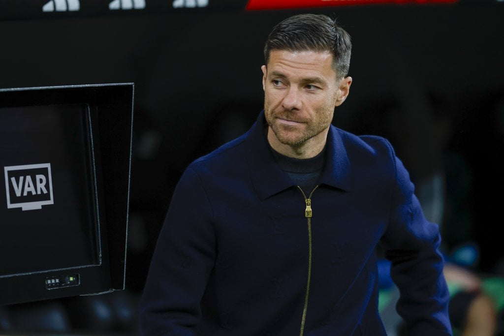 Real Madrid's head coach Xabi Alonso looks on ahead of the Spanish LaLiga soccer match between Real Madrid and Sevilla FC, in Madrid, Spain, 20 December 2025. EPA/Javier Lizon