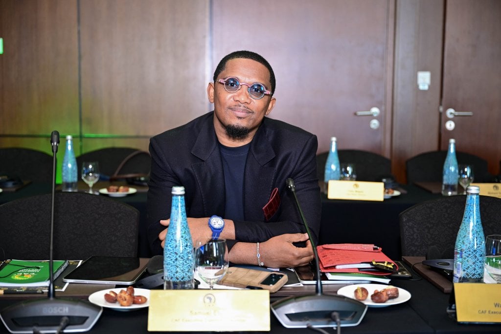 Samuel Eto'o EXCO member during CAF Executive Committee EXCO meeting in Rabat, Morocco on 19 November 2025 ©Nabil Ramdani/BackpagePix