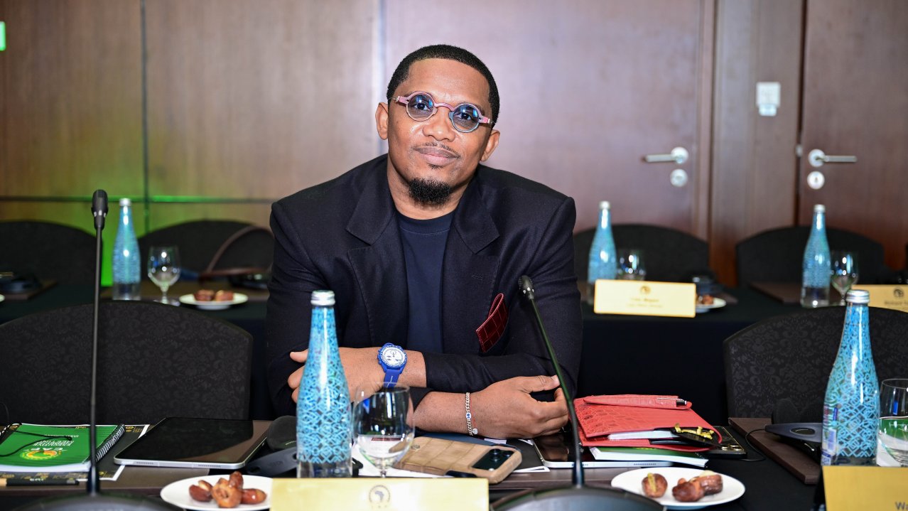 Samuel Eto'o EXCO member during CAF Executive Committee EXCO meeting in Rabat, Morocco on 19 November 2025 ©Nabil Ramdani/BackpagePix