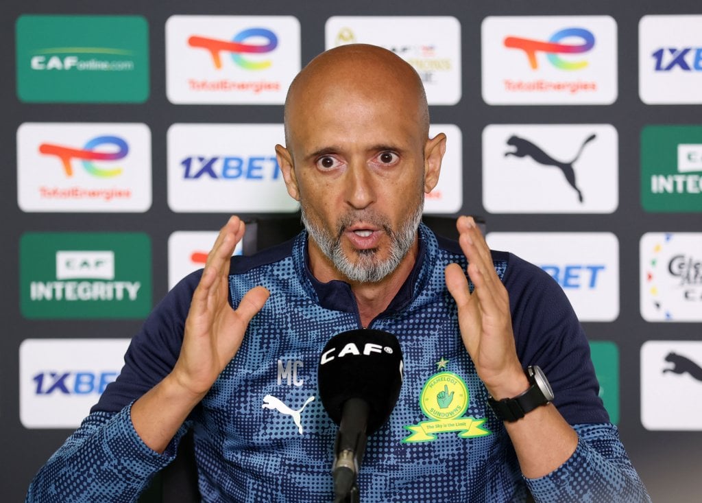 Miguel Cardoso, coach of Mamelodi Sundowns during the CAF Champions League 2025/26 Mamelodi Sundowns Media Day at the Chloorkop, Johannesburg on the 20 November 2025 ©Muzi Ntombela/BackpagePix