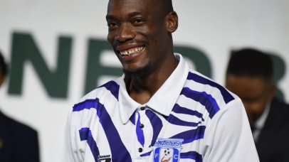 Elvis Chipezeze of Magesi FC during the Nedbank Cup 2026 Launch at Nedbank Headquarters in Sandton Johannesburg on 15 January 2026 ©Phakamisa Lensman/BackpagePix