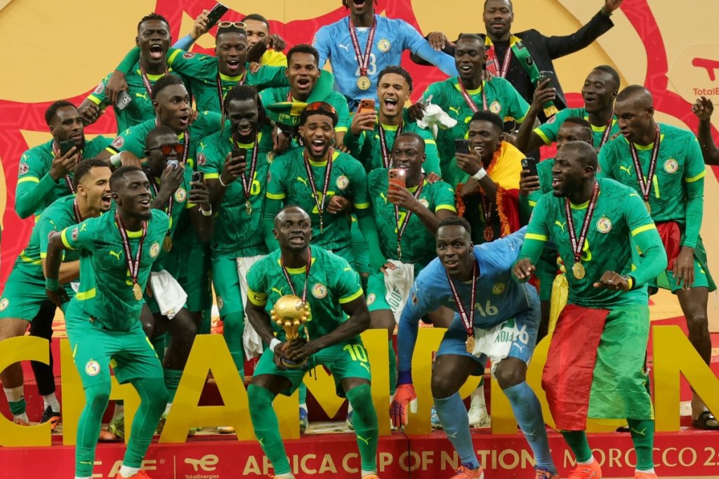 Senegal winners of the 2025 Africa Cup of Nations AFCON final match between Senegal and Morocco at the Prince Moulay Abdellah Stadium in Rabat, Morocco on 18 January 2026 ©Samuel ShivambuBackpagePix