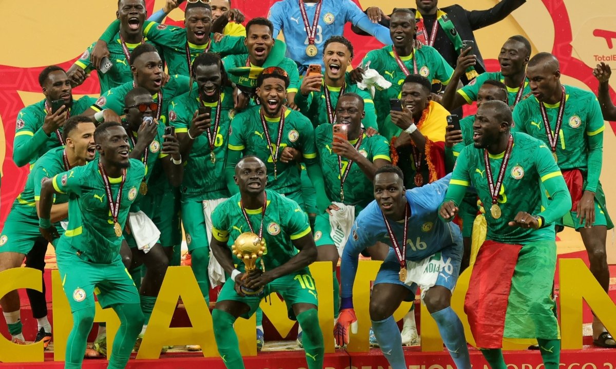 Senegal winners of the 2025 Africa Cup of Nations AFCON final match between Senegal and Morocco at the Prince Moulay Abdellah Stadium in Rabat, Morocco on 18 January 2026 ©Samuel ShivambuBackpagePix