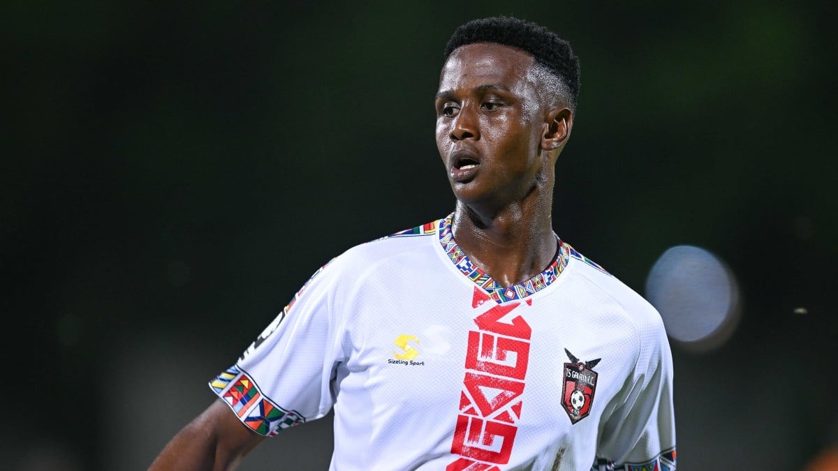 Khulumani Ndamane of TS Galaxy during the Betway Premiership 2025/26 match between Polokwane City and TS Galaxy at Old Peter Mokaba Stadium in Polokwane on 29 November 2025 ©Alche Greeff/BackpagePix