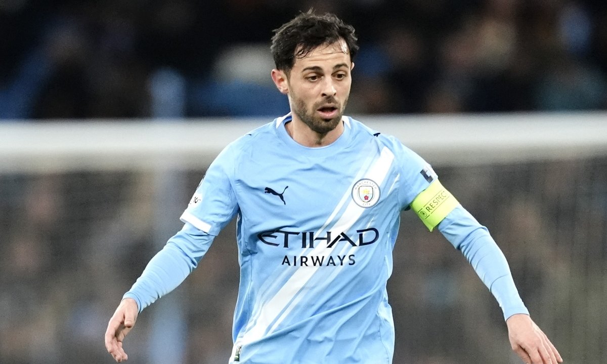 Manchester City's Bernardo Silva in action during the UEFA Champions League, league phase match at the Etihad Stadium, Manchester. Picture date: Wednesday January 28, 2026.