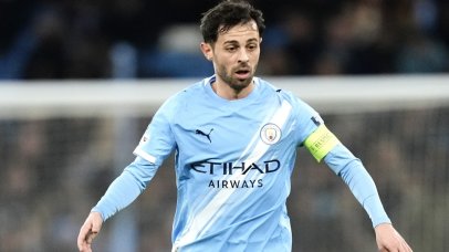 Manchester City's Bernardo Silva in action during the UEFA Champions League, league phase match at the Etihad Stadium, Manchester. Picture date: Wednesday January 28, 2026.