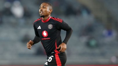 Bandile Shandu of Orlando Pirates during the Betway Premiership 2024/25 match between Orlando Pirates and Golden Arrows FC at the Orlando Stadium, Soweto on the 13 May 2025 ©Muzi Ntombela/BackpagePix