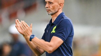 Miguel Cardoso, Head coach of Mamelodi Sundowns reacts during the 2026 Nedbank Cup last 32 match between Mamelodi Sundowns and Gomora United at Loftus Versfeld Stadium in Pretoria on 04 February 2026 ©Samuel ShivambuBackpagePix