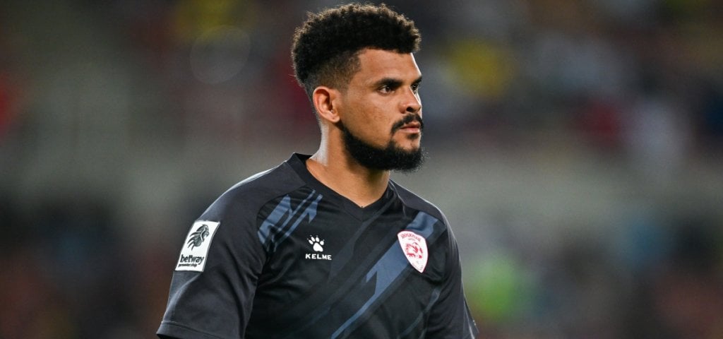 Renaldo Leaner of Sekhukhune United during the Betway Premiership 2025/26 match between Sekhukhune United and Mamelodi Sundowns at Peter Mokaba Stadium in Polokwane on 27 January 2026 ©Alche Greeff/BackpagePix