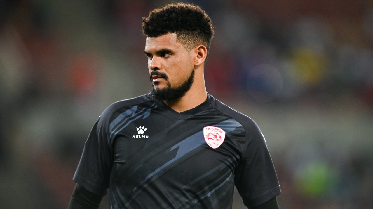 Renaldo Leaner of Sekhukhune United during the Betway Premiership 2025/26 match between Sekhukhune United and Mamelodi Sundowns at Peter Mokaba Stadium in Polokwane on 27 January 2026 ©Alche Greeff/BackpagePix