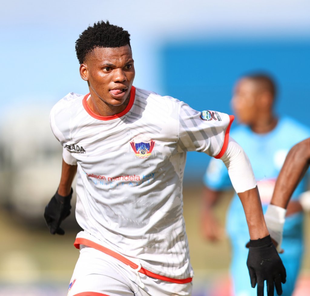Sinoxolo Kwayiba of Chippa United during the Betway Premiership 2025/26 match between Chippa United and Durban City at Buffalo City Stadium, East London on 31 January 2026 ©Yanga Nothanga/BackpagePix