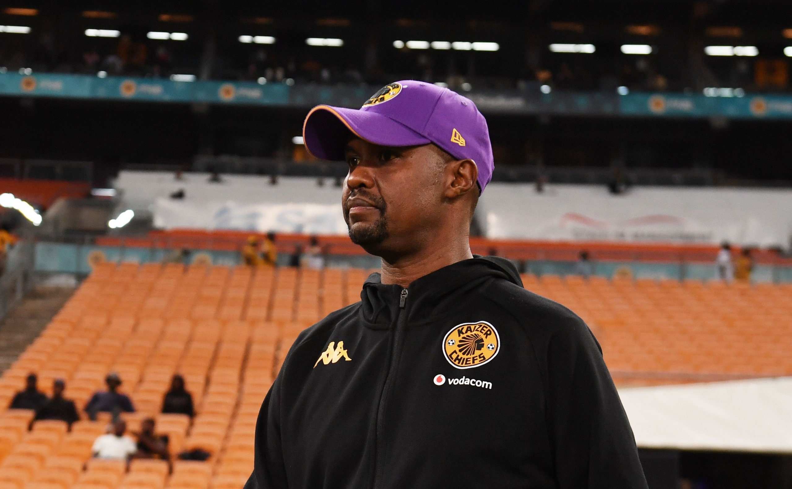 Cedric Kaze, coach of Kaizer Chiefs during the Betway Premiership 2025/26 match between Kaizer Chiefs and Lamontville Golden Arrows at FNB Stadium in Johannesburg on 20 January 2026 ©Phakamisa Lensman/BackpagePix