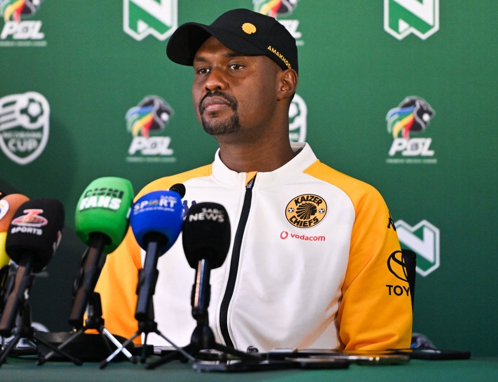 Cedric Kaze, coach of Kaizer Chiefs during the 2026 Nedbank Cup Last 32 Press Conference at PSL Headquarters in Johannesburg on 2 February 2026 © Alche Greeff/BackpagePix
