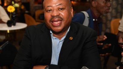 Bobby Motaung, Kaizer Chiefs football manager during the Carling Black Label Kaizer Chiefs announcement at SAB Headquarters, in Johannesburg on 10 February 2026 ©Phakamisa Lensman/BackpagePix