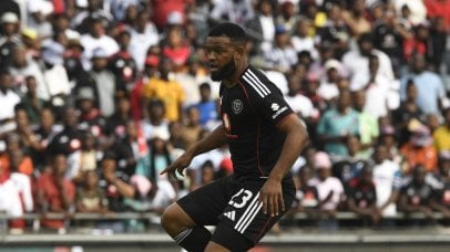 Sipho Mbule of Orlando Pirates during the Betway Premiership 2025/26 match between Orlando Pirates and Marumo Gallants FC at the Orlando Stadium in Soweto on the 14 February 2026 ©Sydney Mahlangu BackpagePix