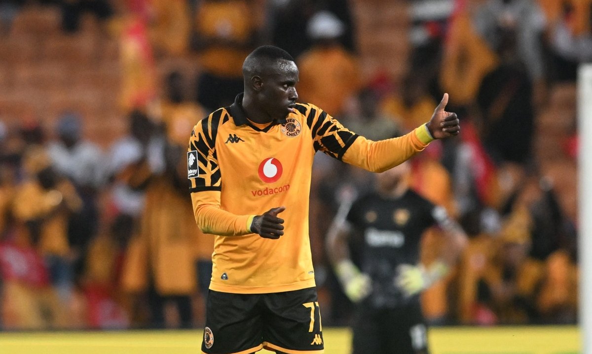 Flavio Silva of Kaizer Chiefs celebrates goal during the Betway Premiership 2025/26 match between Kaizer Chiefs and Stellenbosch FC at the FNB Stadium in Nasrec on the 24 February 2026 ©Sydney Mahlangu BackpagePix