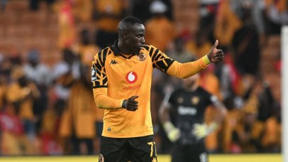 Flavio Silva of Kaizer Chiefs celebrates goal during the Betway Premiership 2025/26 match between Kaizer Chiefs and Stellenbosch FC at the FNB Stadium in Nasrec on the 24 February 2026 ©Sydney Mahlangu BackpagePix