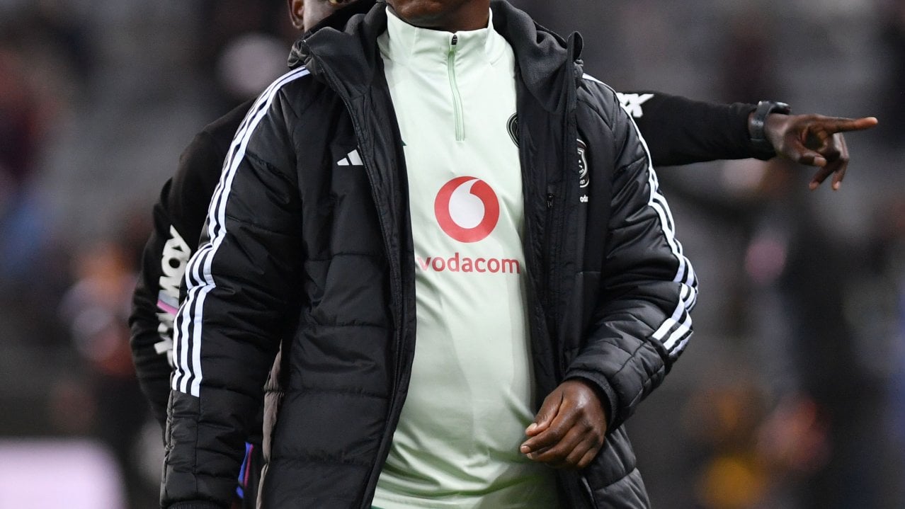 Mandla Ncikazi, Orlando Pirates assistant coach during the Betway Premiership 2025/26 match between Orlando Pirates and TS Galaxy at Orlando Stadium, in Soweto on 30 September 2025 ©Phakamisa Lensman/BackpagePix