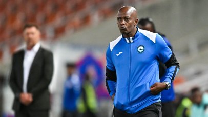 Papi Zothwane, coach of Richards Bay during the Betway Premiership 2025/26 match between Sekhukhune United and Richards Bay at Peter Mokaba Stadium in Polokwane on 4 November 2025 ©Alche Greeff/BackpagePix