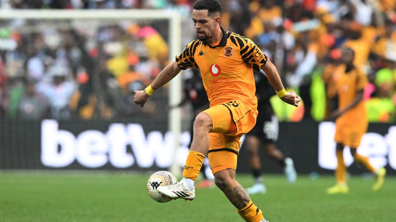 Aden McCarthy of Kaizer Chiefs during the Betway Premiership 2025/26 match between Kaizer Chiefs and Orlando Pirates at the FNB Stadium in Nasrec on the 28 February 2026 ©Sydney Mahlangu BackpagePix