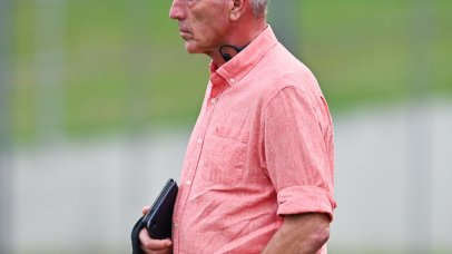 Ernst Middendorp, technical director of Durban City during the 2026 Nedbank Cup match between Durban City and Chippa United at Chatsworth Stadium in Durban on 6 February 2026 © Alche Greeff/BackpagePix