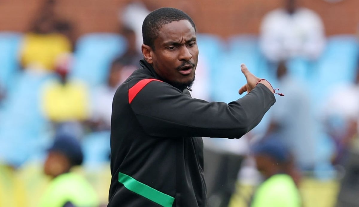 Rhulani Rulani Mokwena, coach of MC Alger during the CAF Champions League 2025/26 match between Mamelodi Sundowns and MC Alger at the Loftus Versfeld Stadium, Pretoria on the 14 February 2026 ©Muzi Ntombela/BackpagePix
