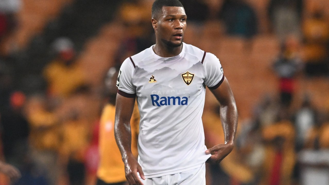Stanic Henri of Stellenbosch FC during the Betway Premiership 2025/26 match between Kaizer Chiefs and Stellenbosch FC at the FNB Stadium in Nasrec on the 24 February 2026 ©Sydney Mahlangu BackpagePix
