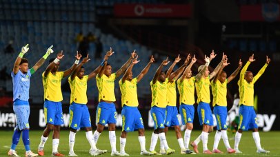 Mamelodi Sundowns during the Betway Premiership 2025/26 match between Mamelodi Sundowns and Lamontville Golden Arrows at Loftus Versfeld Stadium, in Pretoria on 04 March 2026 ©Phakamisa Lensman/BackpagePix