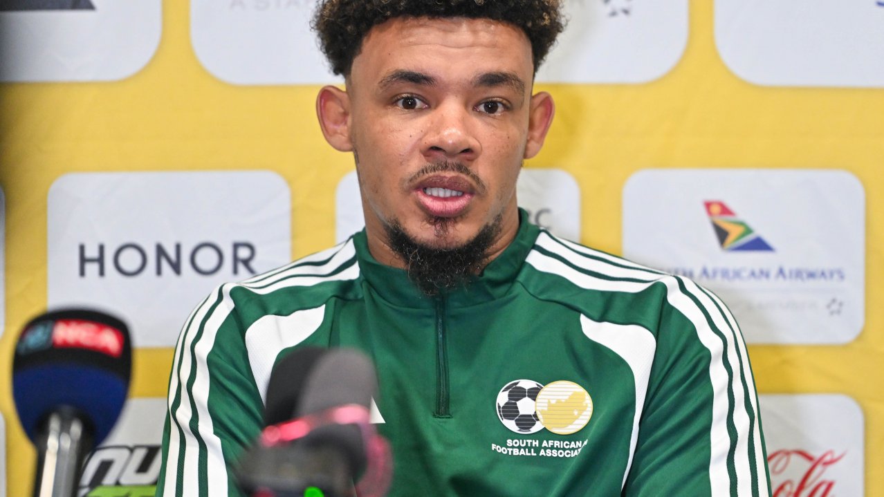 Ronwen Williams during 2026 International Friendly South Africa Media Day at Moses Mabhida Stadium in Durban on 26 March 2026 ©Alche Greeff/BackpagePix