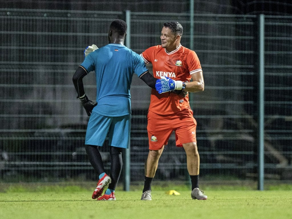 Goalkeeper Coach Moeneeb Josephs during FIFA World Cup Qualifiers 2026 Kenya Training in Abidjan, Cote d’Ivoire on 19 March 2025 ©Mohamed Aly/BackpagePix