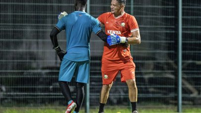 Goalkeeper Coach Moeneeb Josephs during FIFA World Cup Qualifiers 2026 Kenya Training in Abidjan, Cote d’Ivoire on 19 March 2025 ©Mohamed Aly/BackpagePix