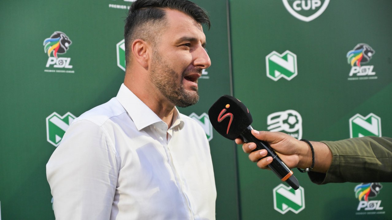 Adnan Beganovic, head coach of TS Galaxy during the 2026 Nedbank Cup Semi Final match between TS Galaxy and Milford FC at Solomon Mahlangu Stadium in KwaMhlanga on 5 April 2026 © Alche Greeff/BackpagePix